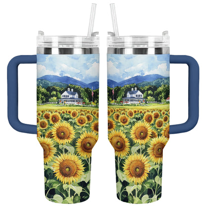 Shineful Tumbler Sunflower Farmhouse Glory