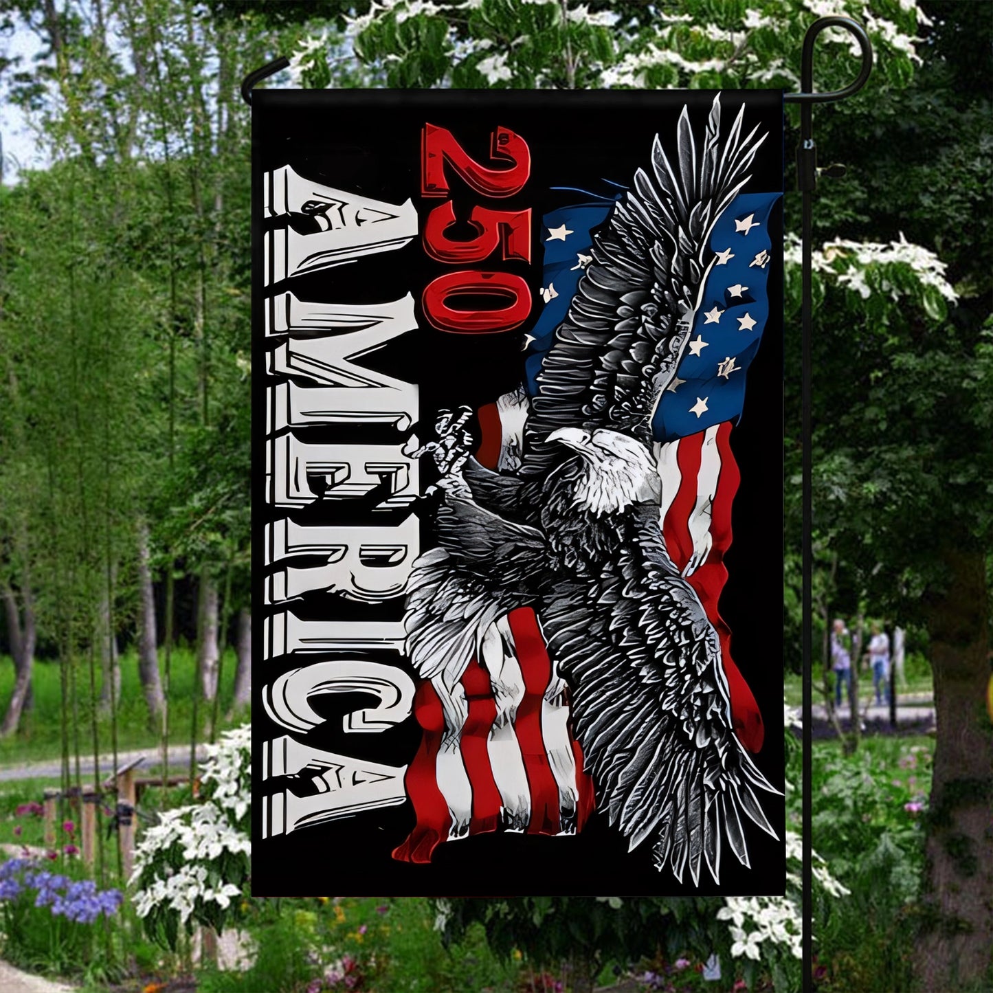 Shineful Gargen Flag 12" x 18" - 250 Years Unbroken