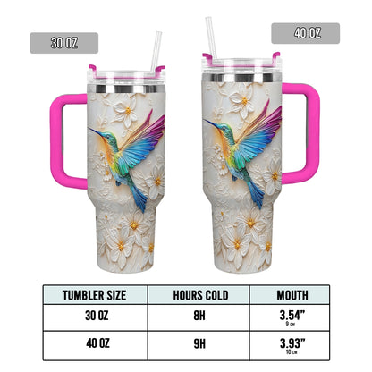 Shineful Tumbler Fluttering Blooms