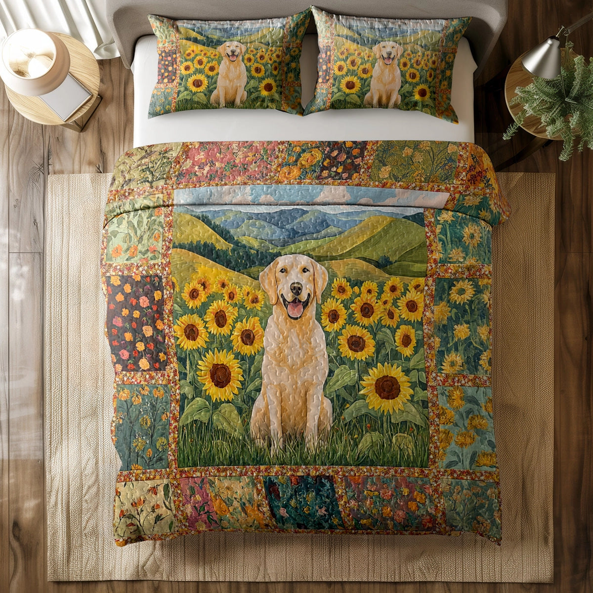Shineful All Season Quilt 3-Piece Set - Sunny Lab Retreat