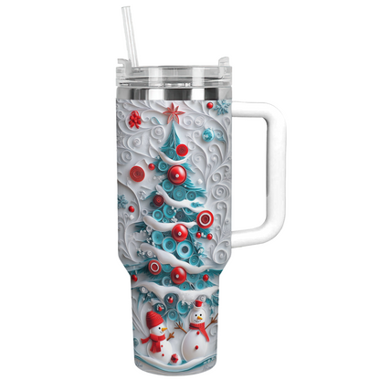 Shineful Tumbler Joyful Snowman Christmas