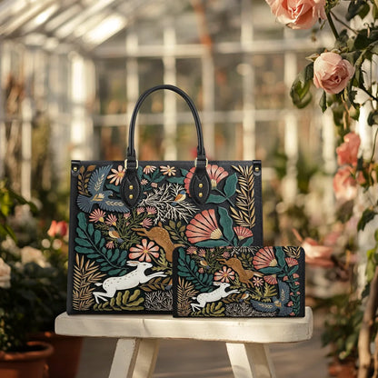 Shineful Leather Bag Forest Tale