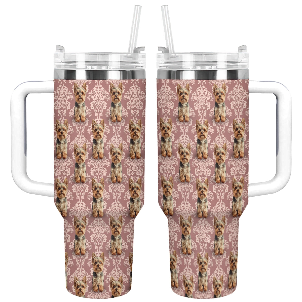 Shineful Tumbler Elegant Yorkie Bliss
