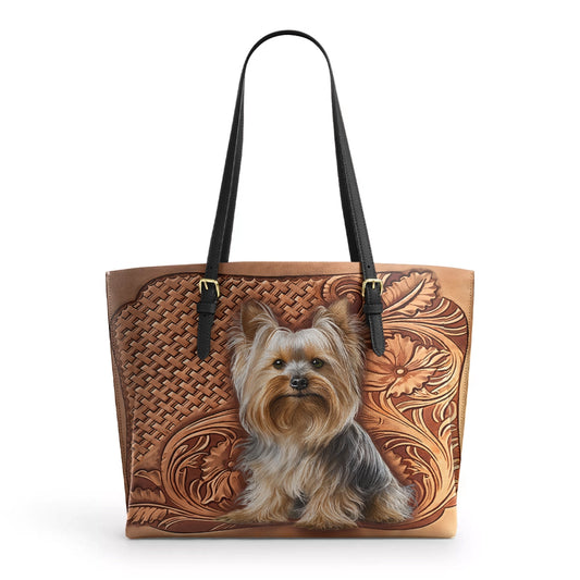 Shineful Leather Tote Bag Yorkshire Elegance