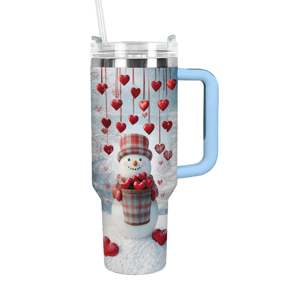 Shineful Tumbler Heartfelt Snowman