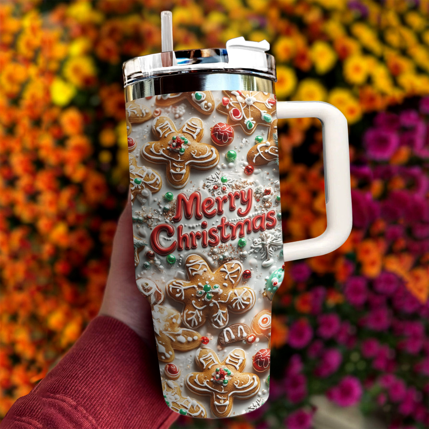 Shineful Glossy Tumbler Baking Merry Christmas