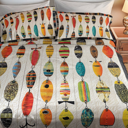Shineful 4-Piece Bed Sheet Set - Fishing Big Catch