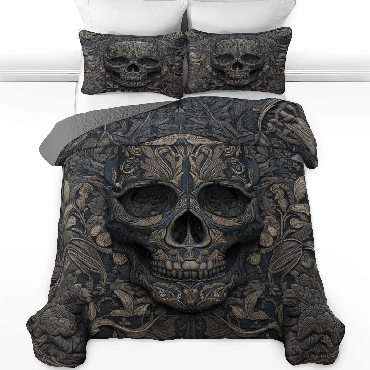 Shineful Quilt 3-Piece Set Stone Crown of Shadows