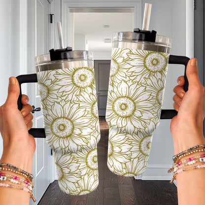Shineful Tumbler Golden Sunflower Grace