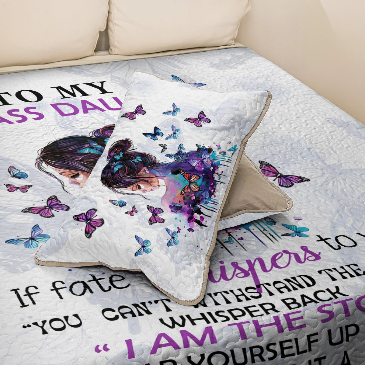 Shineful All Season Quilt 3-Piece Set Family Badass Daughter Empowerment