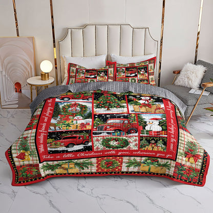 Shineful All Season Quilt 3-Piece Set Holiday Cheer