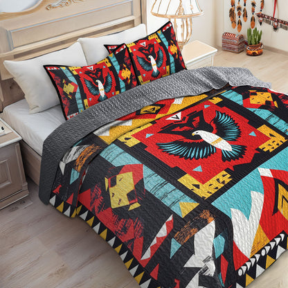Shineful All Season Quilt 3-Piece Set Sacred Wings