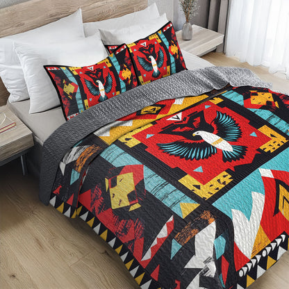 Shineful All Season Quilt 3-Piece Set Sacred Wings
