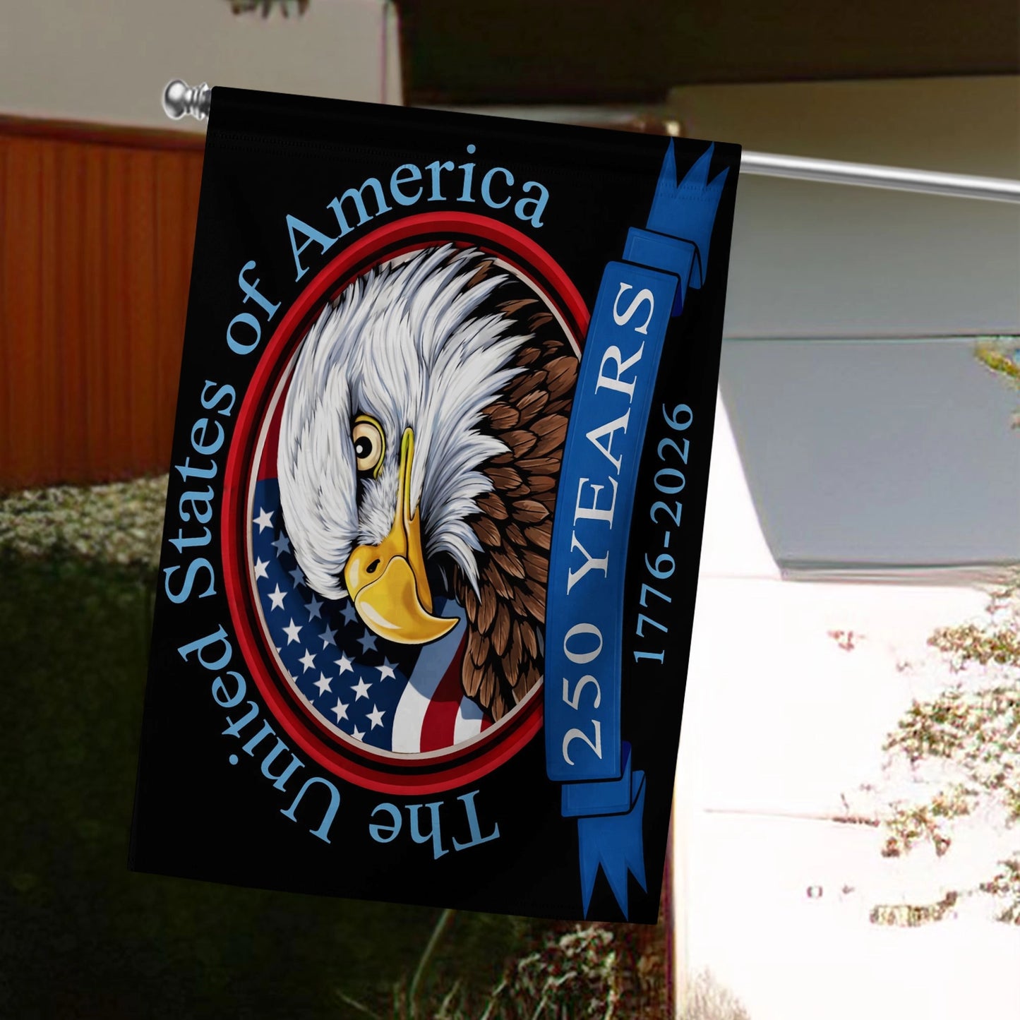Shineful House Flag 30" x 40" - American Heritage Seal