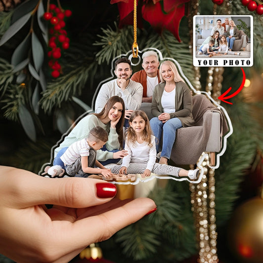 Shineful Decoration Ornament Family Personalized Pack Upload Photo