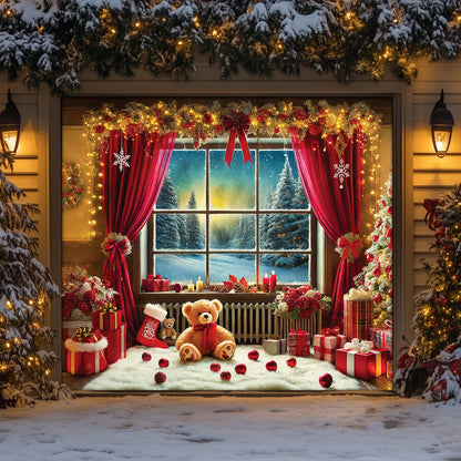 Shineful Garage Door Banner Decoration - A Christmas To Remember