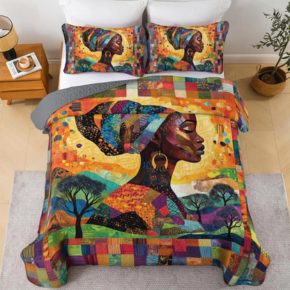 Shineful All Season Quilt 3-Piece Set Eternal Heritage