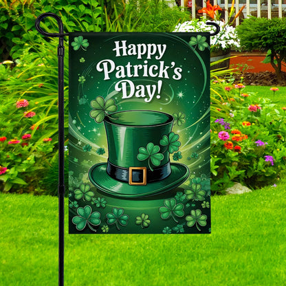 Shineful Gargen Flag 12" x 18"  - Emerald Luck Hat