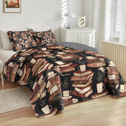 Shineful All Season Quilt 3-Piece Cozy Reading's Magic