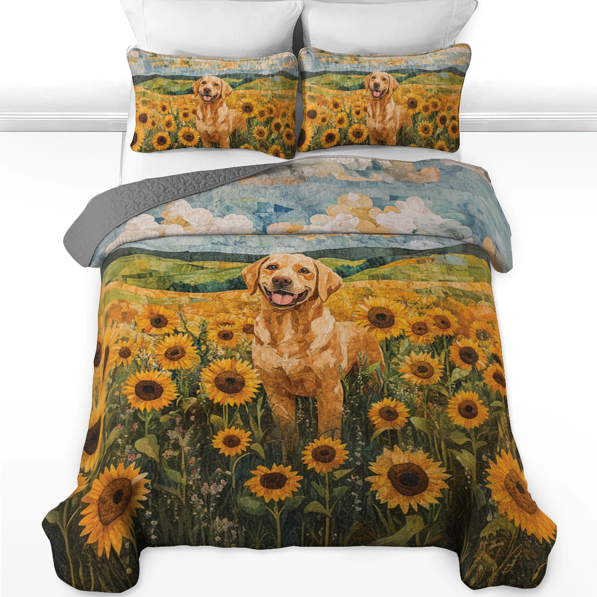 Shineful All Season Quilt 3-Piece Set - Sunflower Lab Love