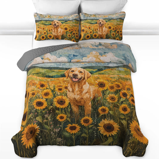 Shineful All Season Quilt 3-Piece Set - Sunflower Lab Love