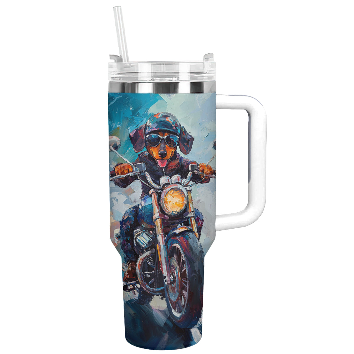 Shineful Tumbler Dashing Dachshund Rider