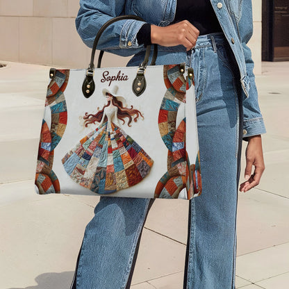 Shineful Leather Bag Personalized Quilted Dreams