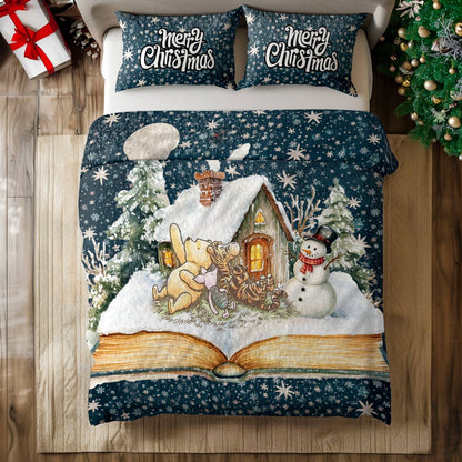 Shineful All Season Quilt 3-Piece Set Winnie Christmas