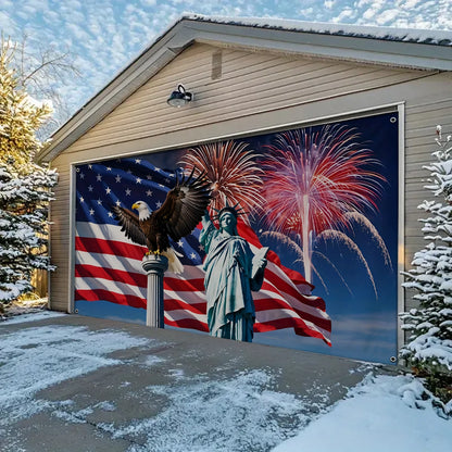 Shineful Garage Door Banner Decoration The American Standard