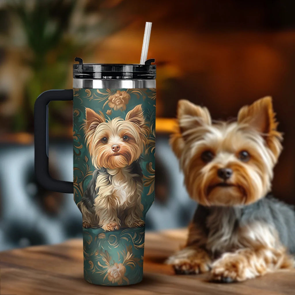 Shineful Tumbler Yorkie Regal Yorkie Elegance