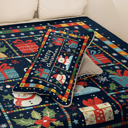 Shineful All Season Quilt 3-Piece Set Christmas Festive