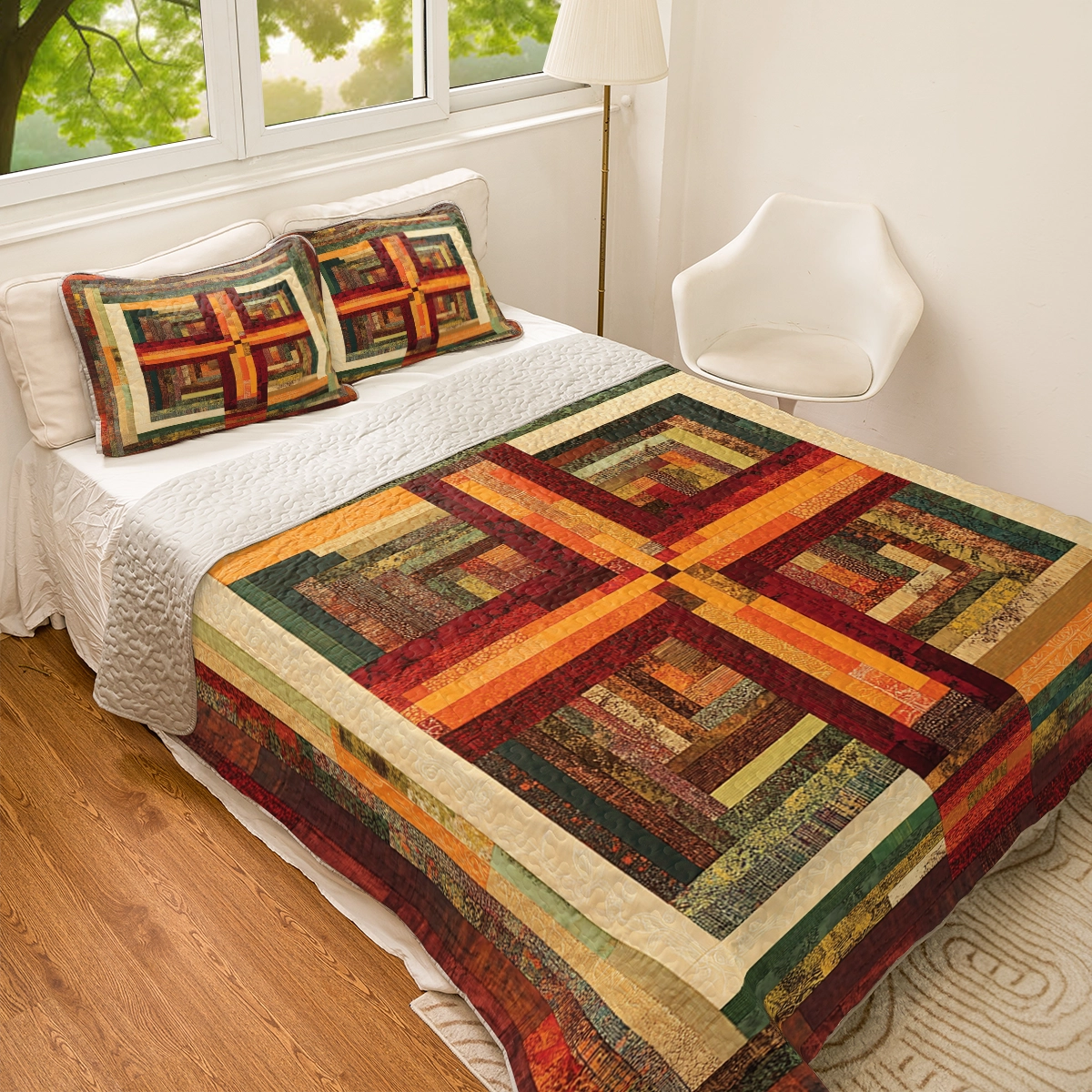 Shineful All Season Quilt 3-Piece Set - Rustic God Patchworks