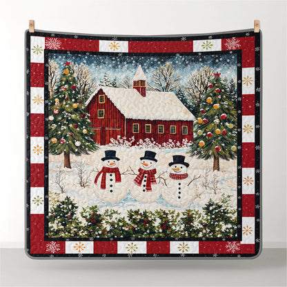 Shineful Quilt 3-Piece Set Country Christmas Charm