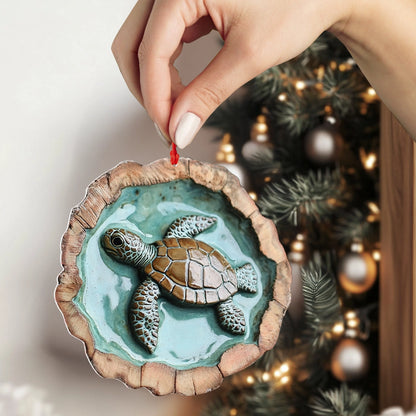 Shineful 2D Acrylic Ornament Ocean Haven Sea Turtle