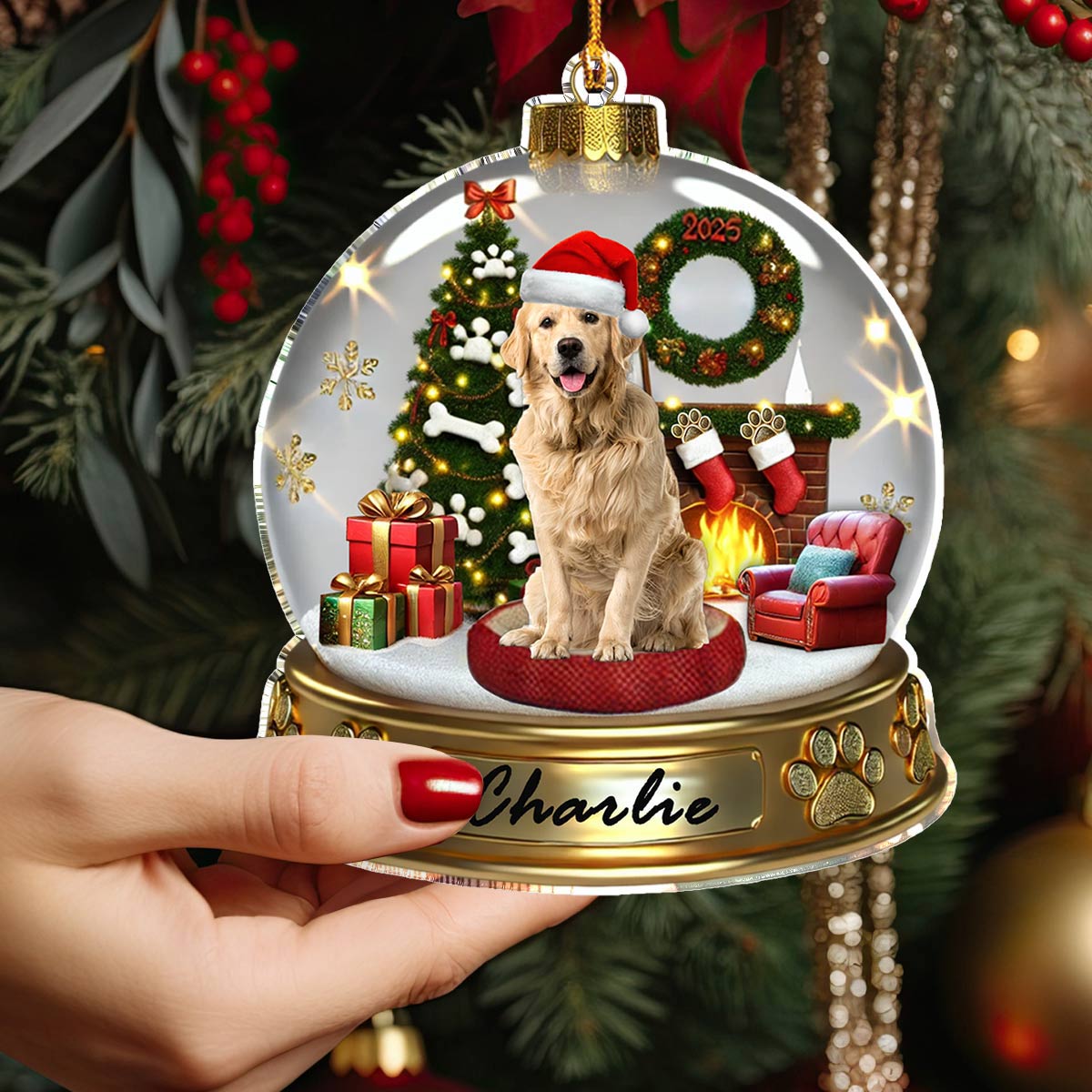 Shineful Acrylic Ornament Personalized Dog Lovely