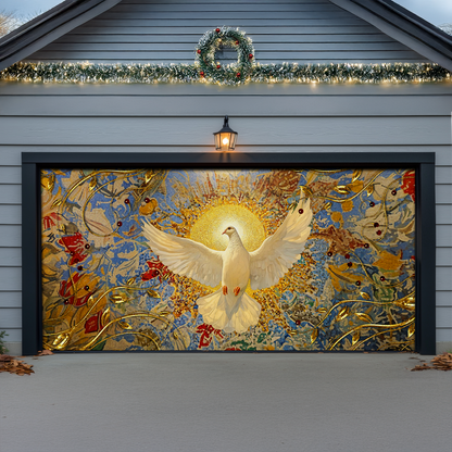 Shineful Garage Door Banner Decoration Holy Spirit