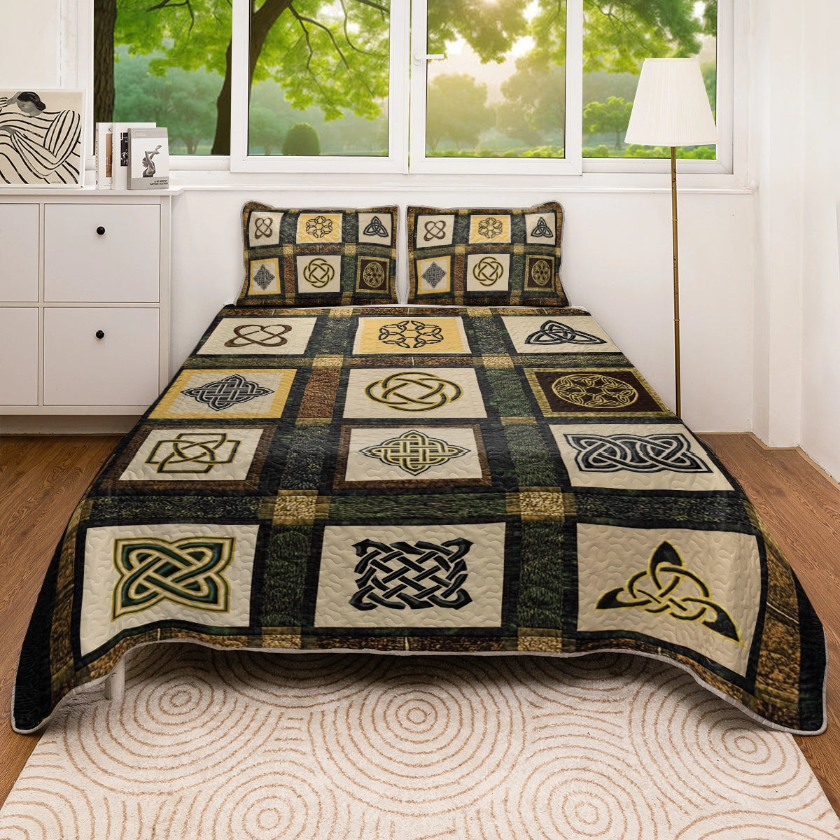 Shineful All Season Quilt 3-Piece Set - Celtic Knot Heritage