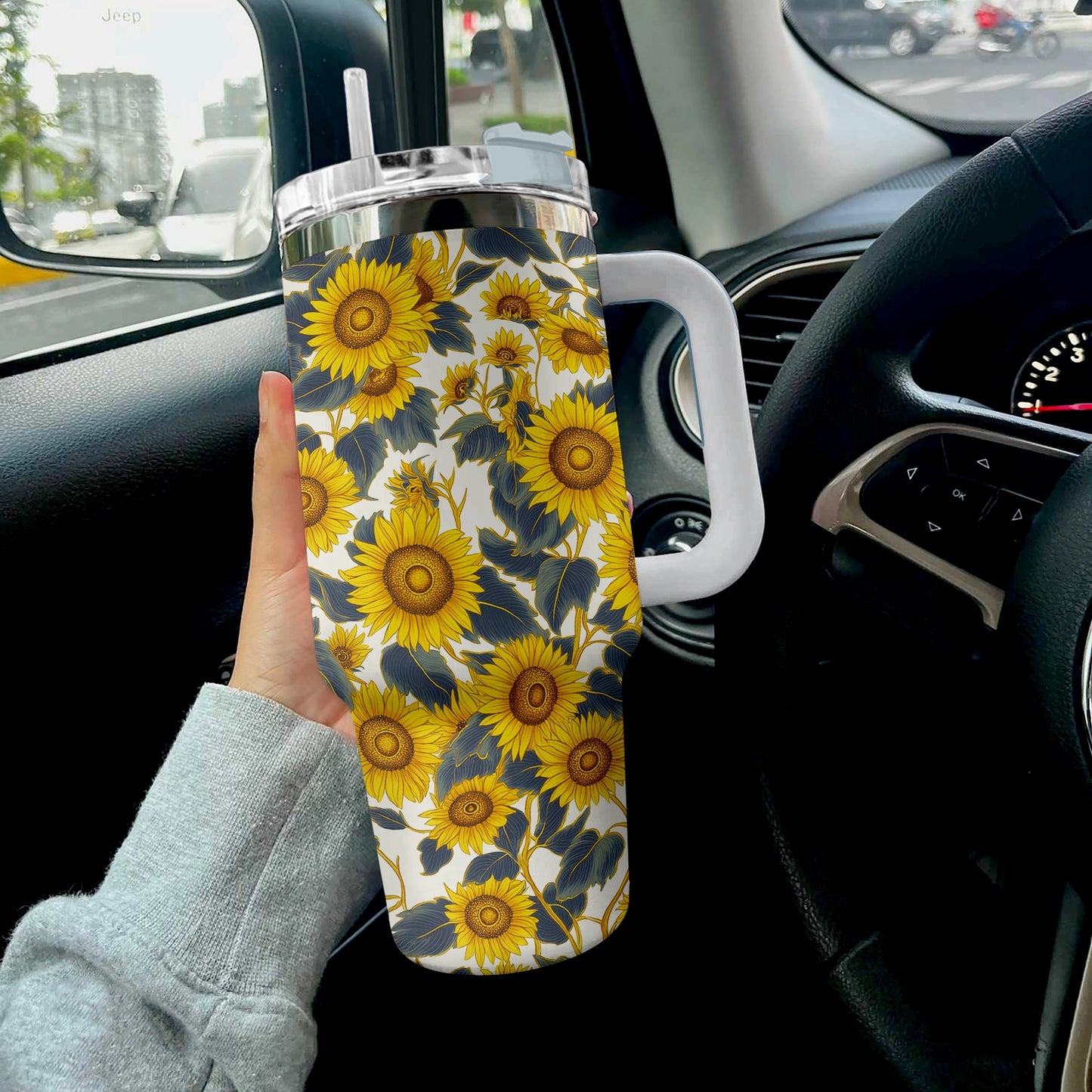 Shineful Tumbler Sunflower Bold Bloom