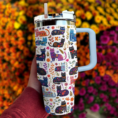 Shineful Tumbler Beautiful Cat Garden