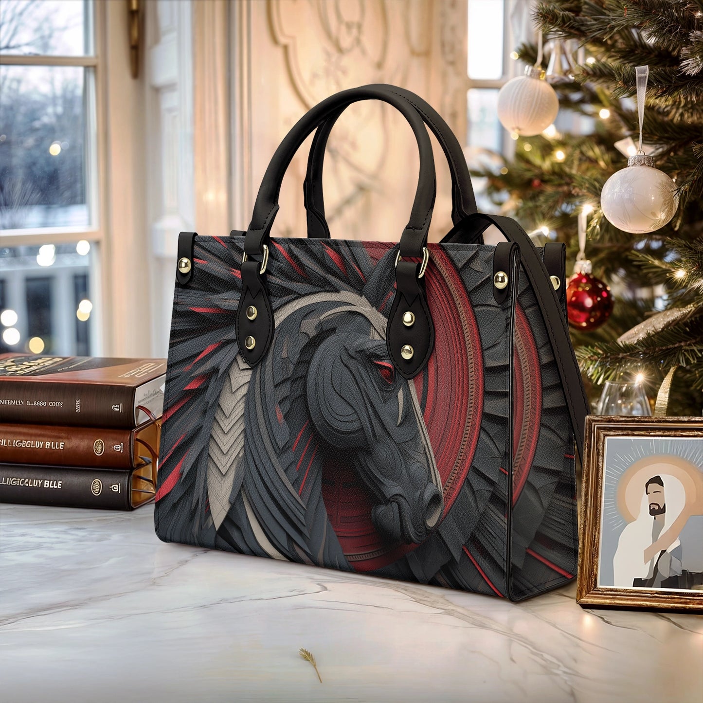 Shineful Leather Bag Obsidian Stallion Core