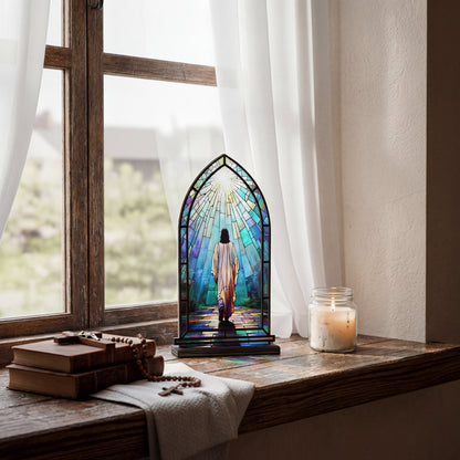 Shineful Suncatcher Candle Holder Walk With Him