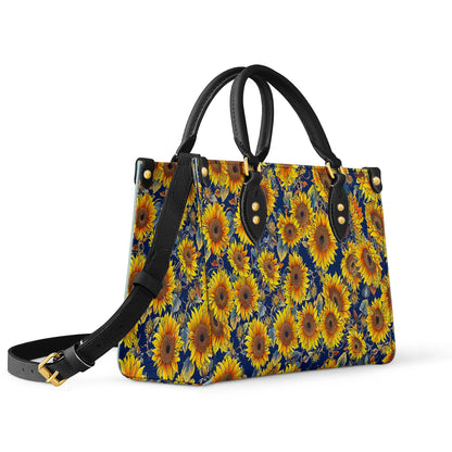 Shineful Leather Bag Sunflower Gorgeous Flower