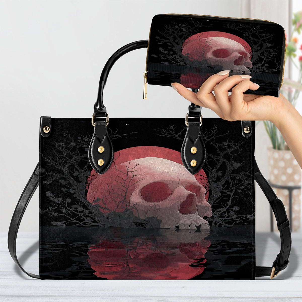 Shineful Leather Bag Still Beneath the Red Moon