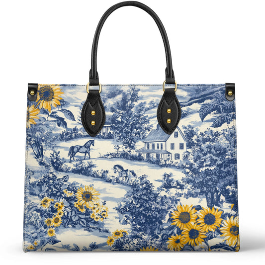 Shineful Leather Bag Texas Sunflower Heritage