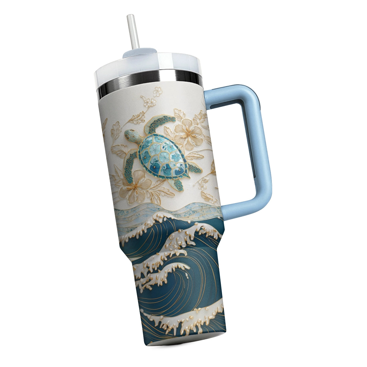 Shineful Tumbler Majesty Tides and Sea Turtles