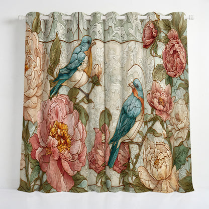 Shineful Quilted Curtain Still Morning