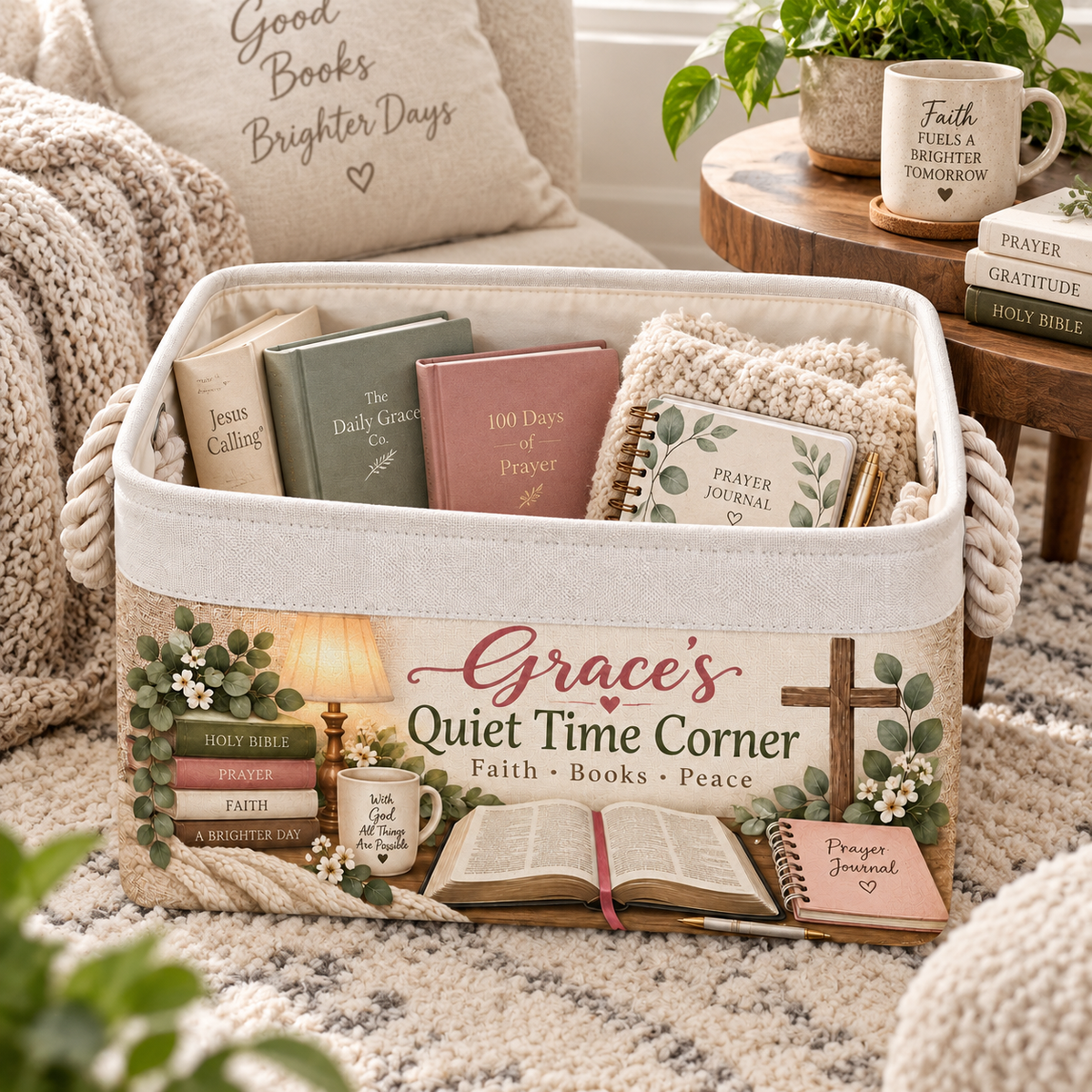 Shineful Quiet Time with God Book Basket