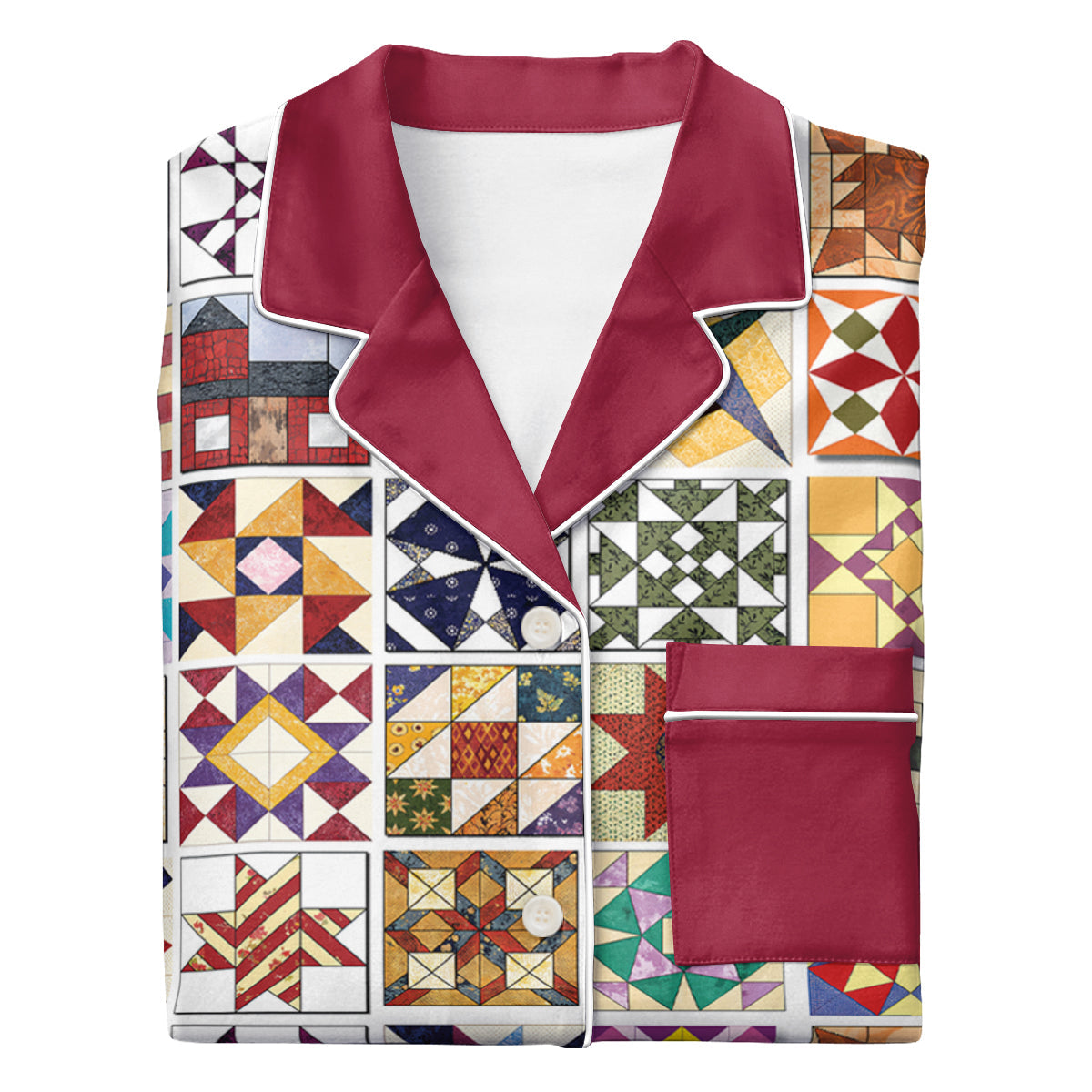 Shineful Top And Pant Set Quilting Block