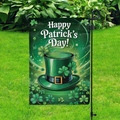 Shineful Gargen Flag 12" x 18"  - Emerald Luck Hat