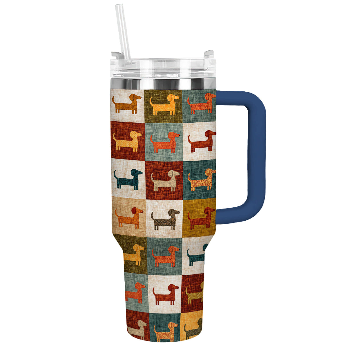 Shineful Tumbler Colorful Dachshund Patch